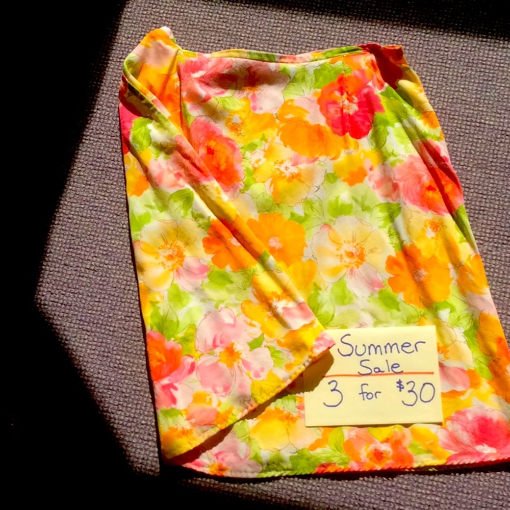 Flowered skirt